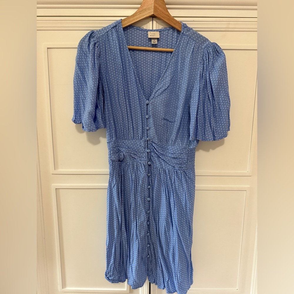 Target A New Day Blue Button-Down Dress
